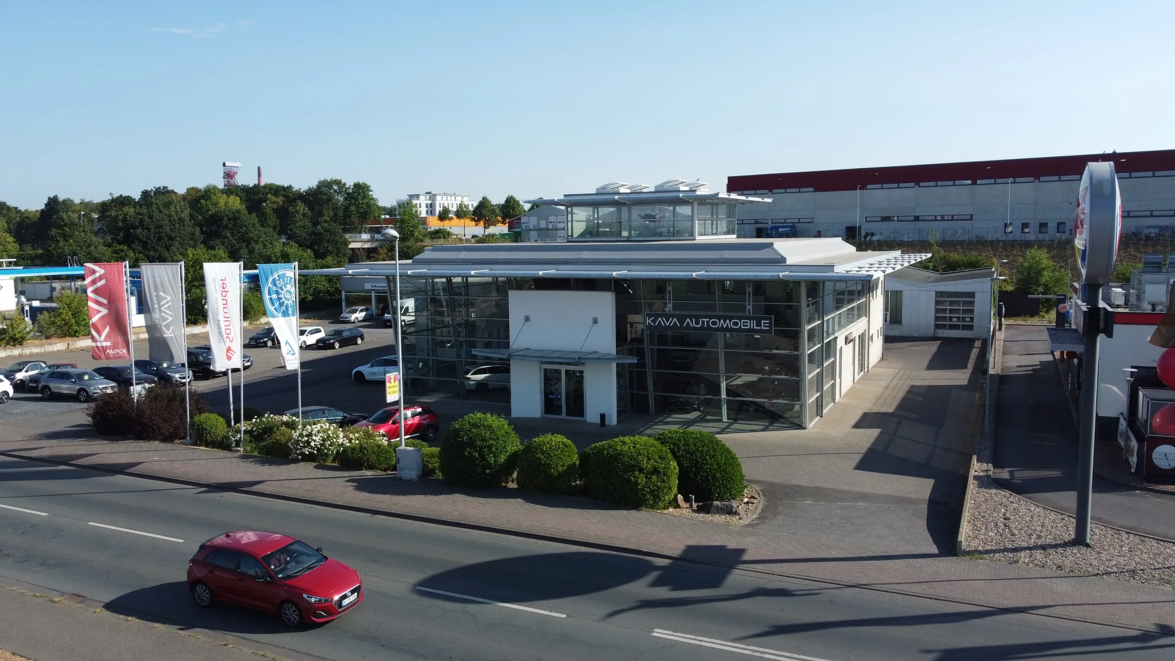 Luftaufnahme von Kava Automobile GmbH in Hückelhoven